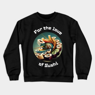 For the love of Sushi v1 Crewneck Sweatshirt